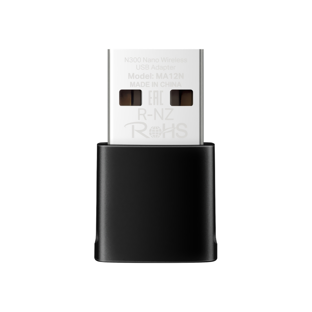 Foto do Produto Adaptador Wifi Mercusys MA12N N300 Nano - 300Mbps