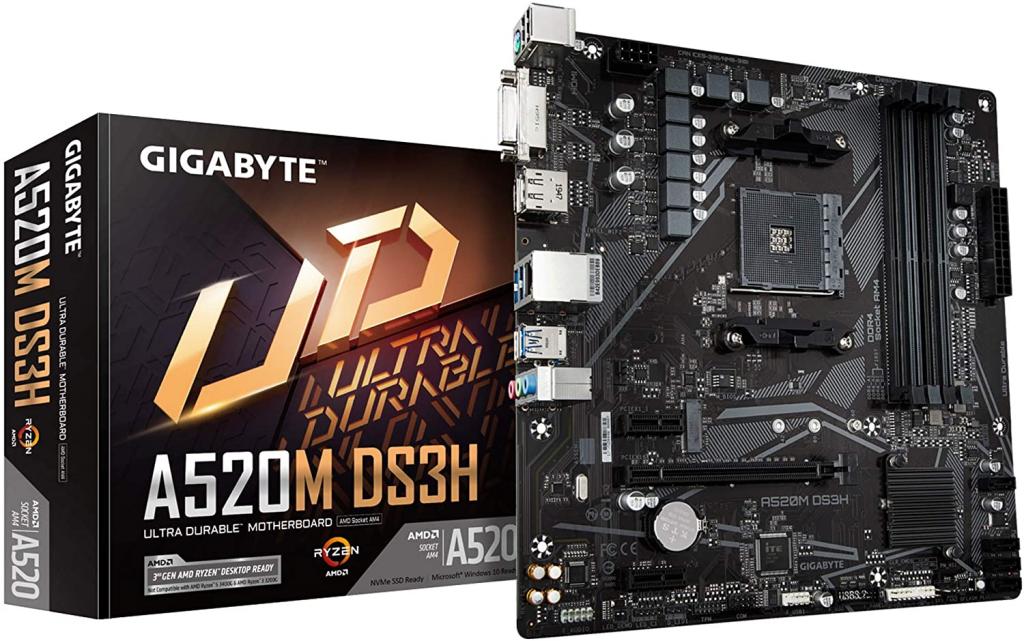 Foto do Produto Placa Mae AMD (AM4) Gigabyte A520M DS3H V2