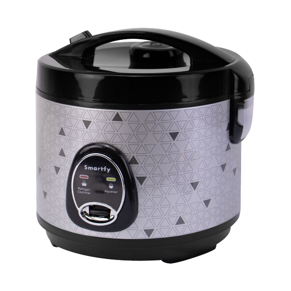 Foto do Produto Panela Eletrica Para Arroz Smartfy PE02G / 700W / 1.8 Litros / 220-240V ~ 50/60Hz - Preto/Cinza