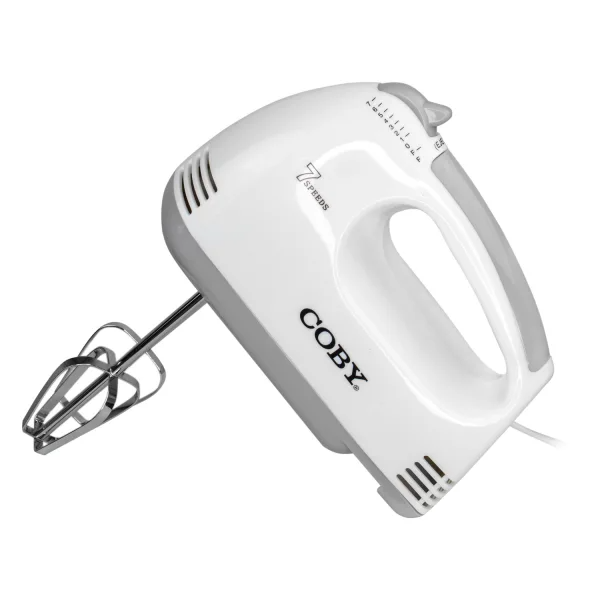 Foto do Produto Batedeira Eletrica Coby CY3321-TYB5 / 7 Velocidades / 100W / 220V - Branco