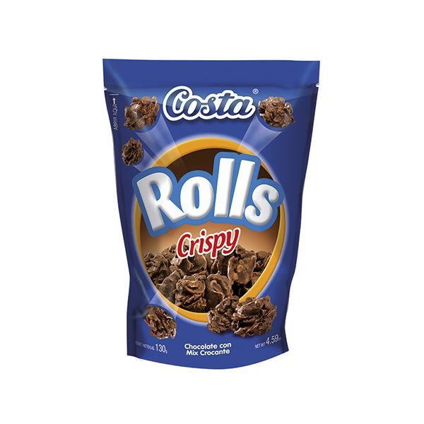 Foto do Produto CHOCOLATE COSTA ROLLS CRISPY 130G