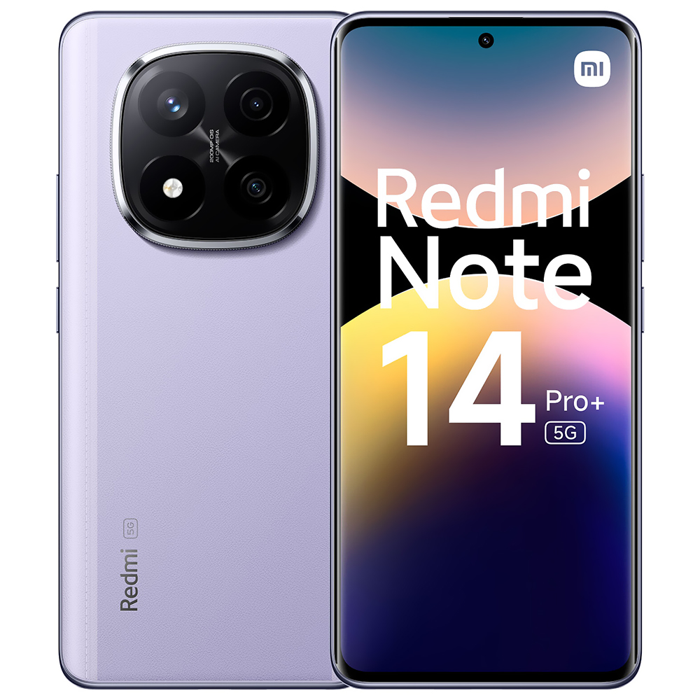 Foto do Produto Celular Xiaomi Redmi Note 14 Pro+ 5G 12GB de RAM / 512GB / Tela 6.67" / Dual Sim - Lavender Roxo (Global)