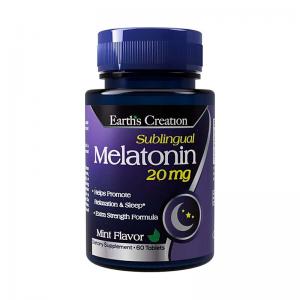 Foto do Produto MELATONINA 20MG E.CREATION 60TABLETS SUBLINGUAL