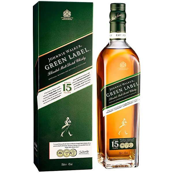 Foto do Produto Whisky Johnnie Walker Green Label 15 anos 750 ml