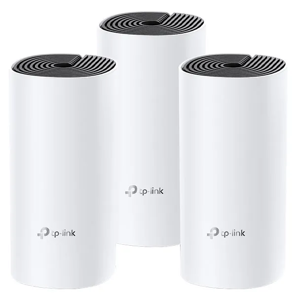 Foto do Produto Roteador Wireless TP-Link Deco M4 AC1200 (3-PACK) Dual Band 300 + 867 Mbps (WI-FI 5)