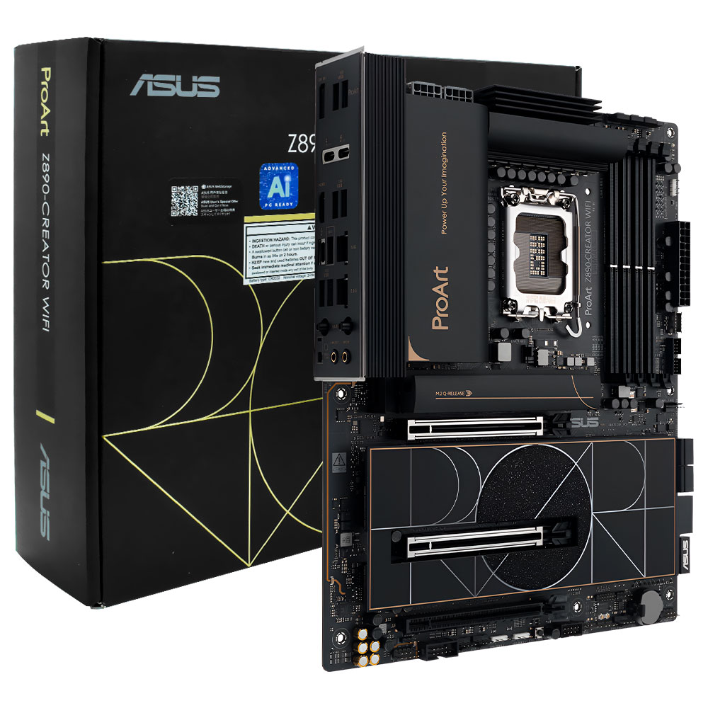 Placa Mãe ASUS ProArt X870E-CREATOR Wi-Fi Socket AM5 / DDR5 na