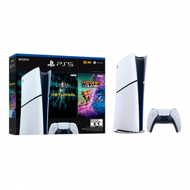 Foto do Produto Console Sony PS5 Slim CFI-2015 Digital, 4K, 120Hz, 1TB, Sem Disco, Bivolt