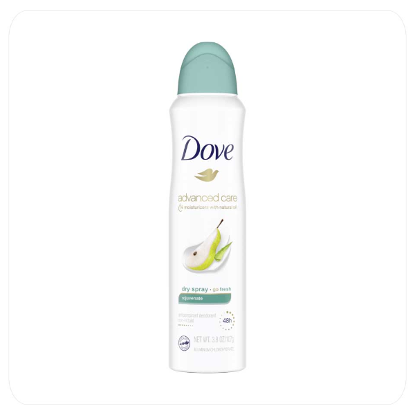 Foto do Produto DESODORANTE DOVE SPRAY FEM GO FRESH AROMA DE PERA Y ALOE VERA 150ML