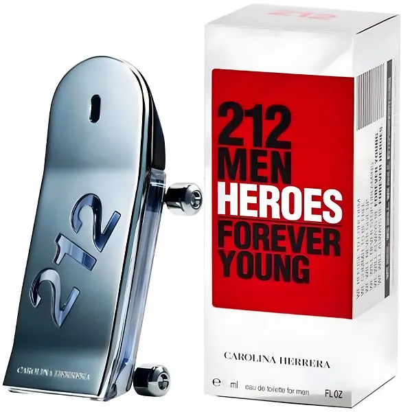 Foto do Produto Perfume Masculino Carolina Herrera 212 Men Heroes Forever Young EDT 90 ml