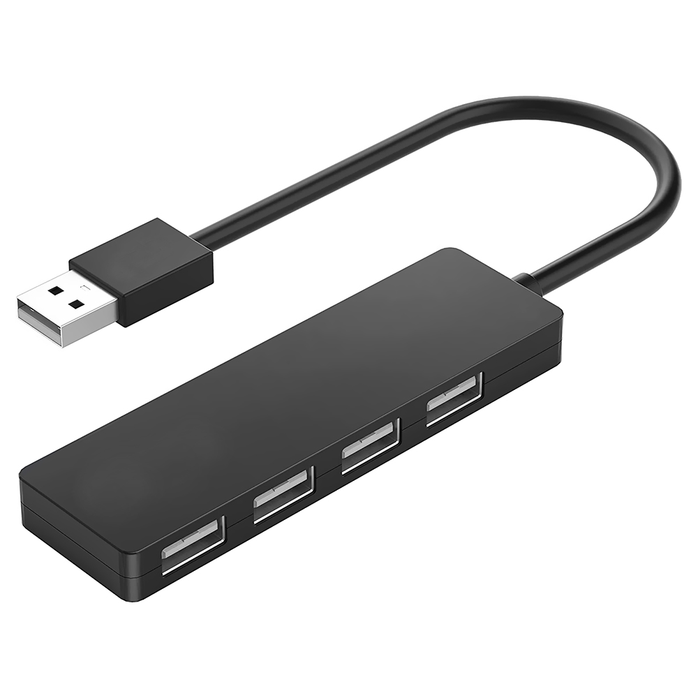 Foto do Produto Hub USB 2.0 Mtek HB-402 4 Portas - Preto
