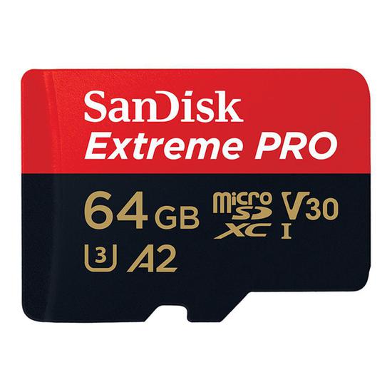 Foto do Produto Cartão de Memória Sandisk Extreme Pro Micro SDXC 64GB