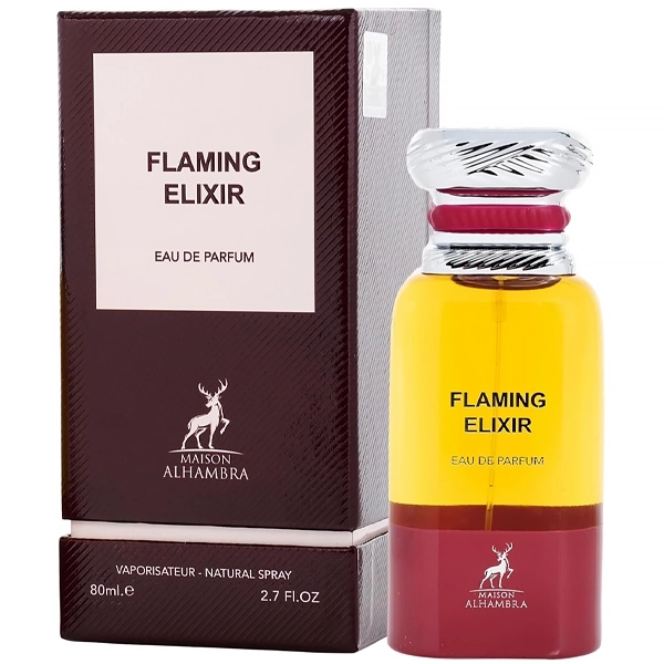 Foto do Produto Perfume Unissex Maison Alhambra Flaming Elixir EDP 80ml
