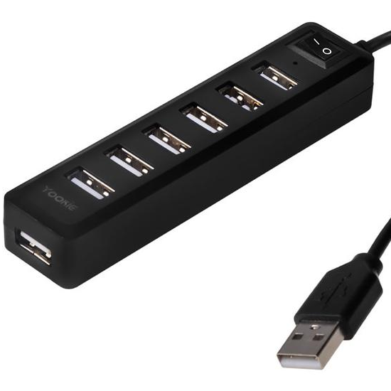 Foto do Produto Hub USB Yookie HUB-09 - 7 Portas USB