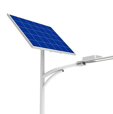 Foto do Produto SOLAR KIT 30W REFLETOR SOLAR POSTE CNSDPV-30F POLICRISTALINO