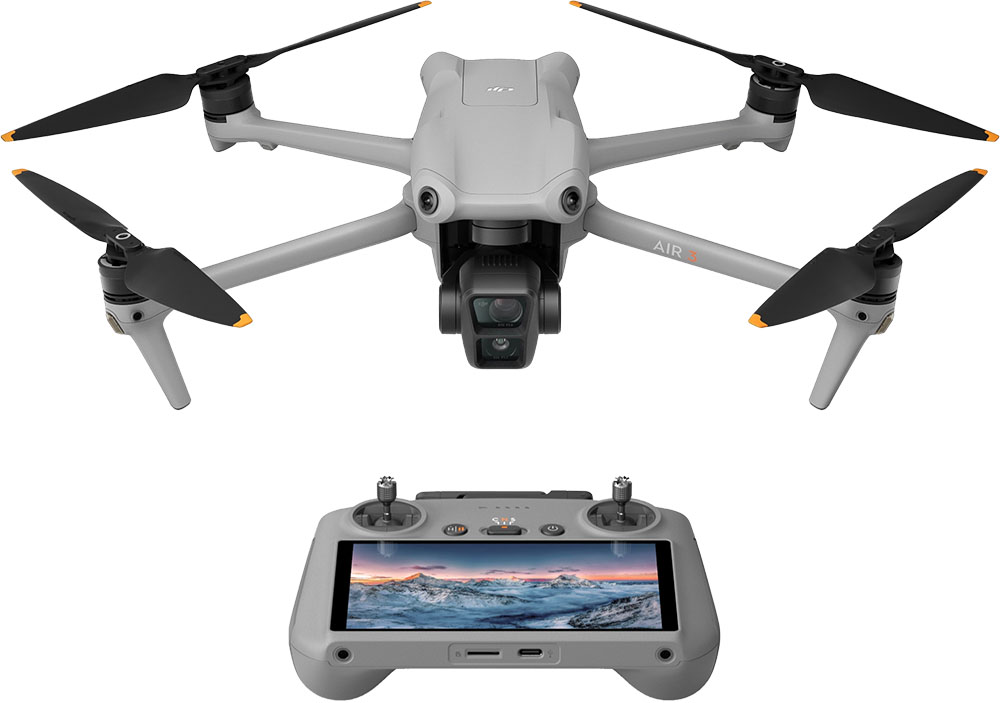 Foto do Produto Drone DJI Air 3 Fly More Combo (DJI RC 2)