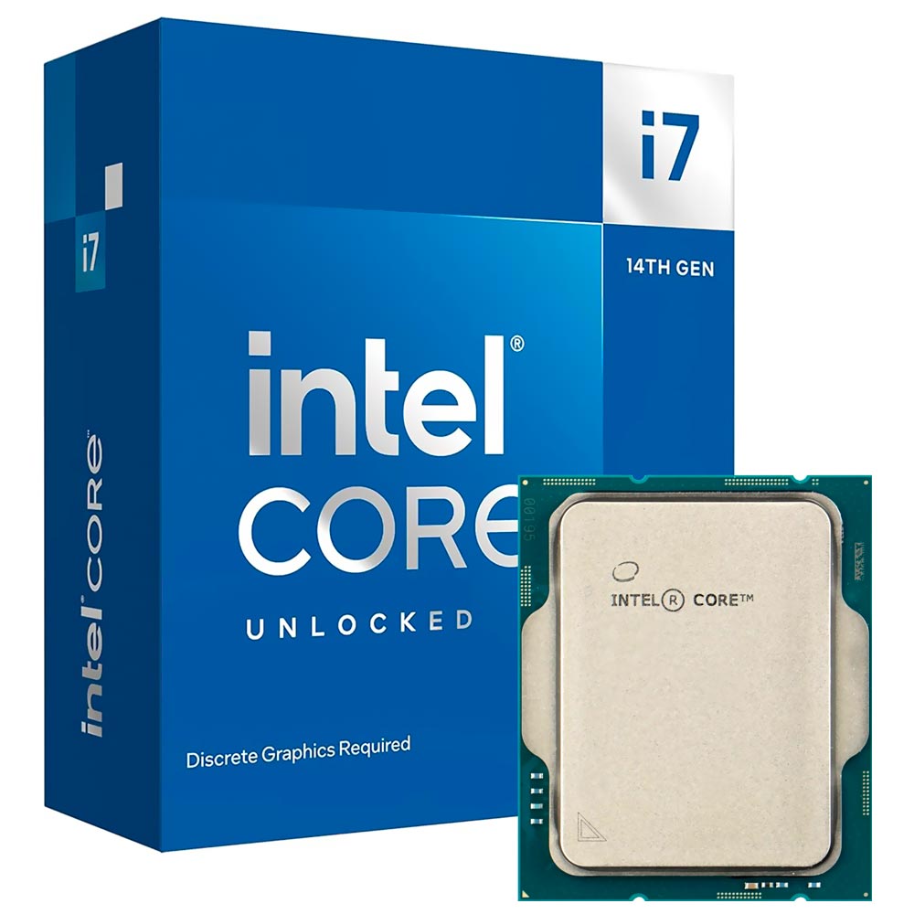 Foto do Produto Processador Intel Core i7 14700KF Socket LGA 1700 / 5.6GHz / 33MB