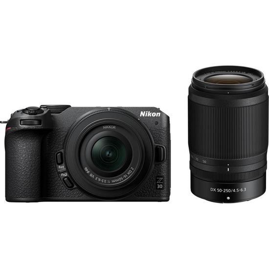 Foto do Produto Câmera Digital Nikon Z30 20.9MP 3.0" Lente Z DX 16-50MM VR + Lente Z DX 50-250MM VR