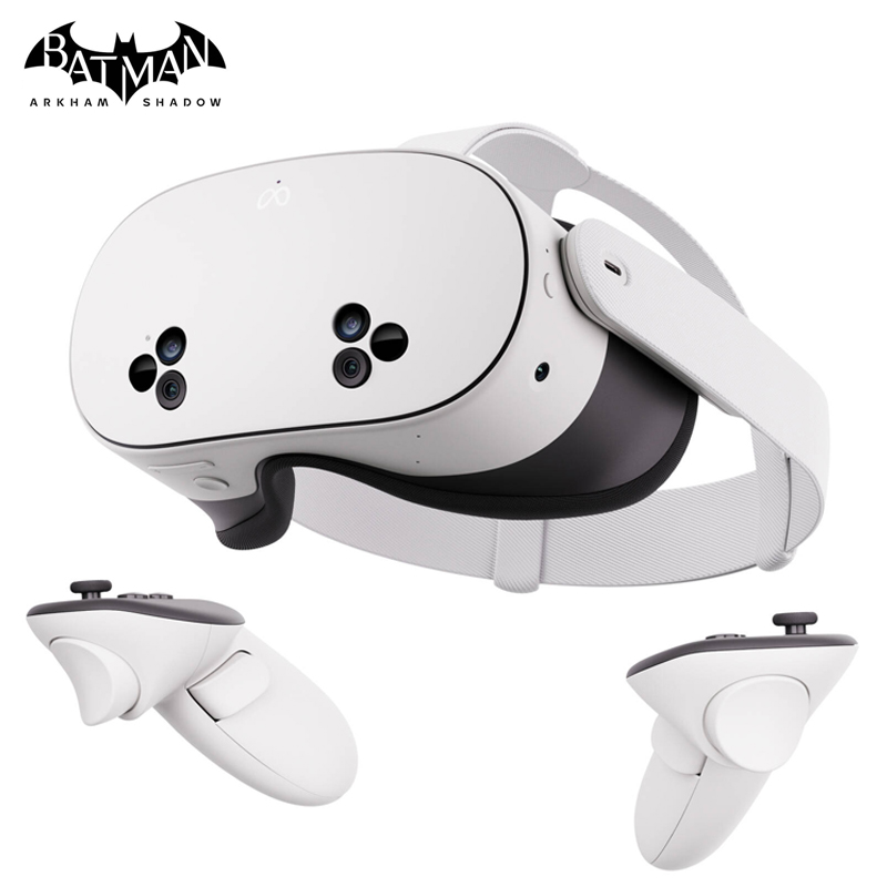 Foto do Produto Óculos de Realidade Virtual Meta Quest 3S 256GB - White + Batman: Arkham Shadow