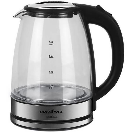 Foto do Produto Jarra Elétrica Britania BCH11 Glass 1.8 Litros 220V