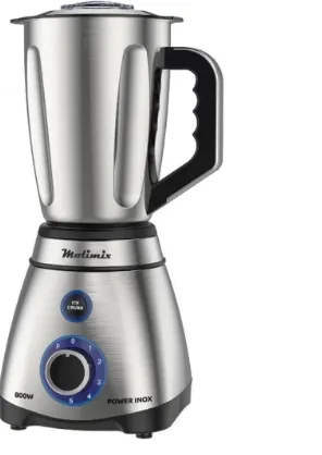 Foto do Produto MOLIMIX LICUADORA POWER INOX MLI-800 800W 110V/60HZ GRIS