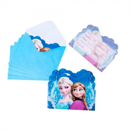 Foto do Produto Convite para Festa Frozen 10 Unidades