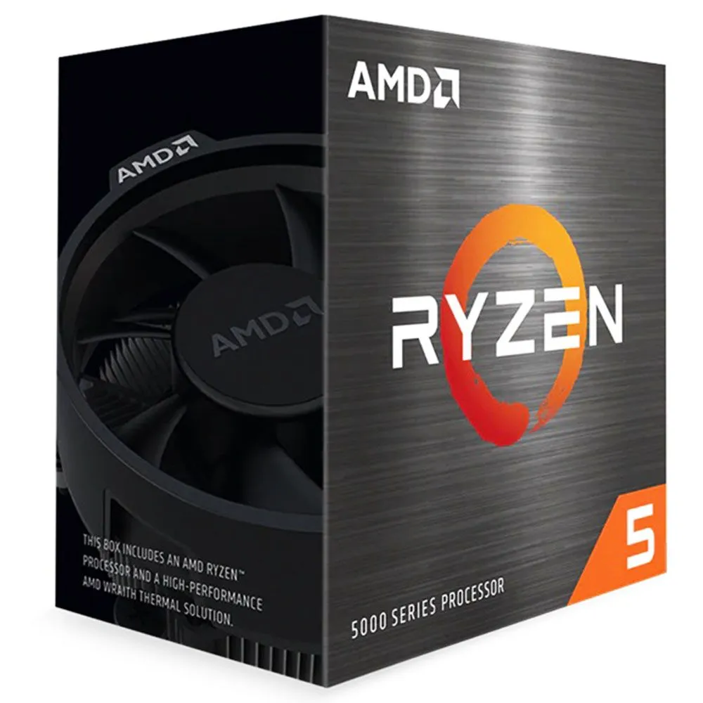 Foto do Produto AMD CPU AM4 RYZEN 5-5500 4.2GHZ 100-100000457BOX S/VIDEO 19MB
