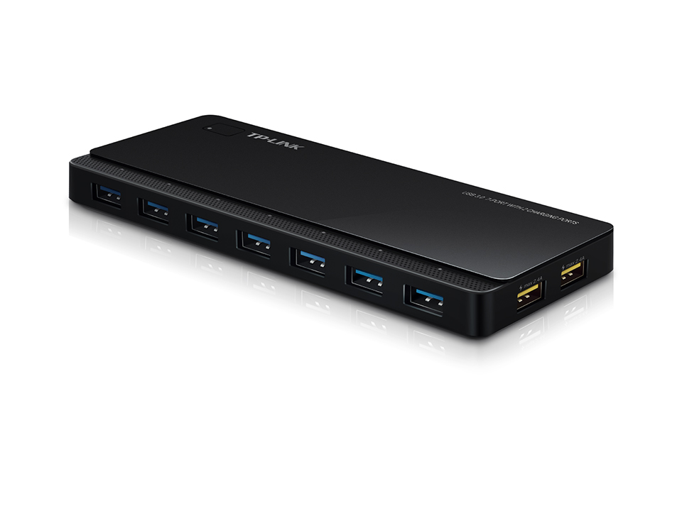 Foto do Produto TP-LINK HUB USB 3.0 UH720 7 PORT + 2 PORT PARA CARREG
