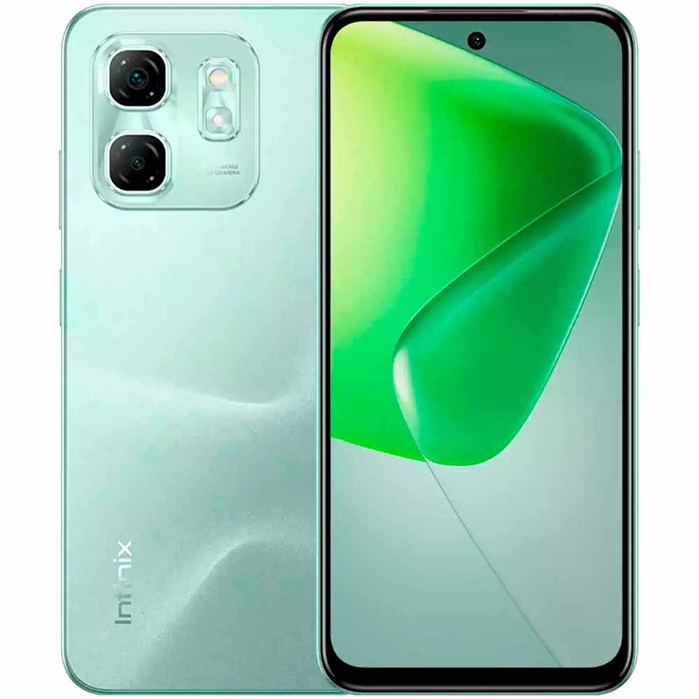 Foto do Produto Celular Infinix HOT 50i X6531 - 4/256GB - 6.7'' - Dual-Sim - Sage Green