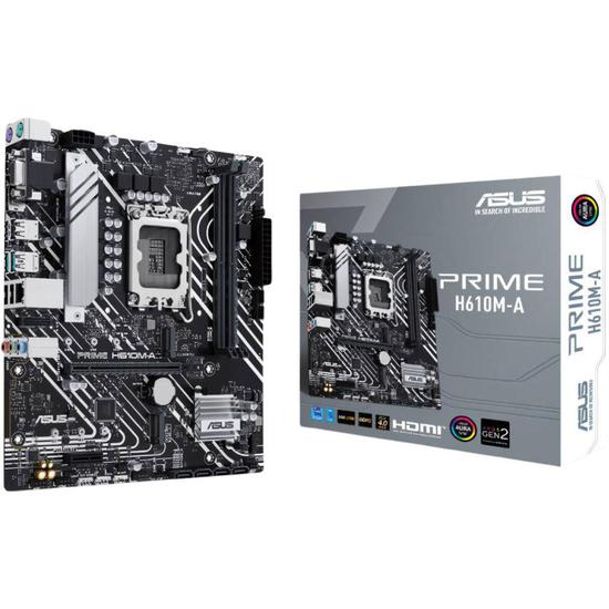 Foto do Produto Placa Mãe Asus Prime H610M-A Intel Soquete LGA 1700