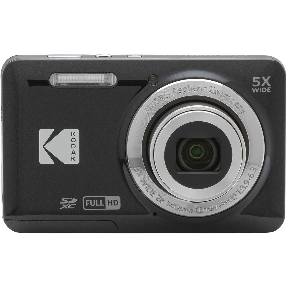 Foto do Produto Câmera Digital Kodak PIXPRO FZ55 - 16MP - 5x Zoom - Tela 2.7'' - Black