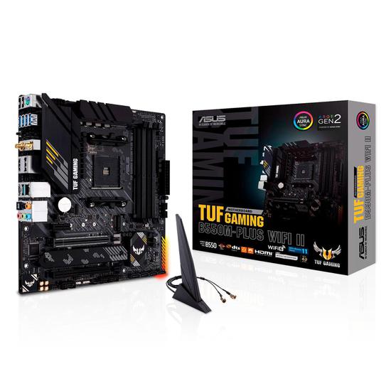 Foto do Produto Placa Mãe Asus TUF Gaming B550-Plus Wi-Fi II AMD Soquete AM4