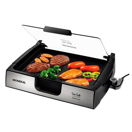 Foto do Produto Grill Mondial Due Grill Inox Premium G-10 220V