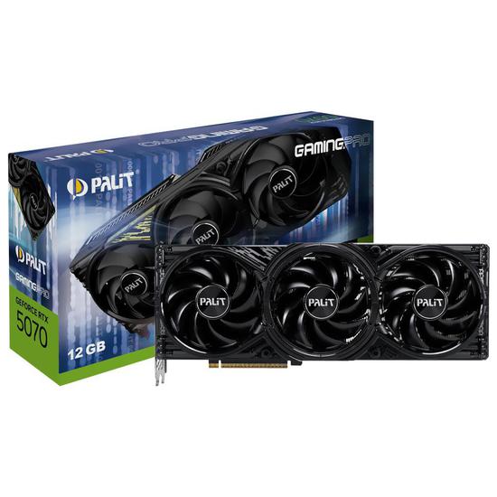 Foto do Produto Placa de Vídeo Palit GeForce RTX5070 Gaming Pro 12GB GDDR7 PCI-Express