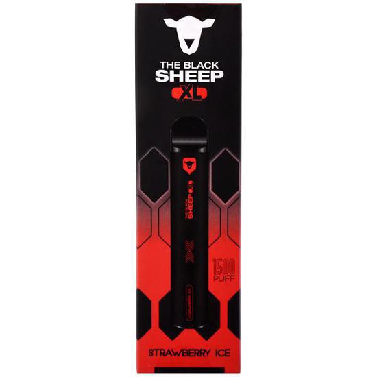 Foto do Produto Vaper Descartável The Black Sheep XL Strawberry Ice 1500 Puffs