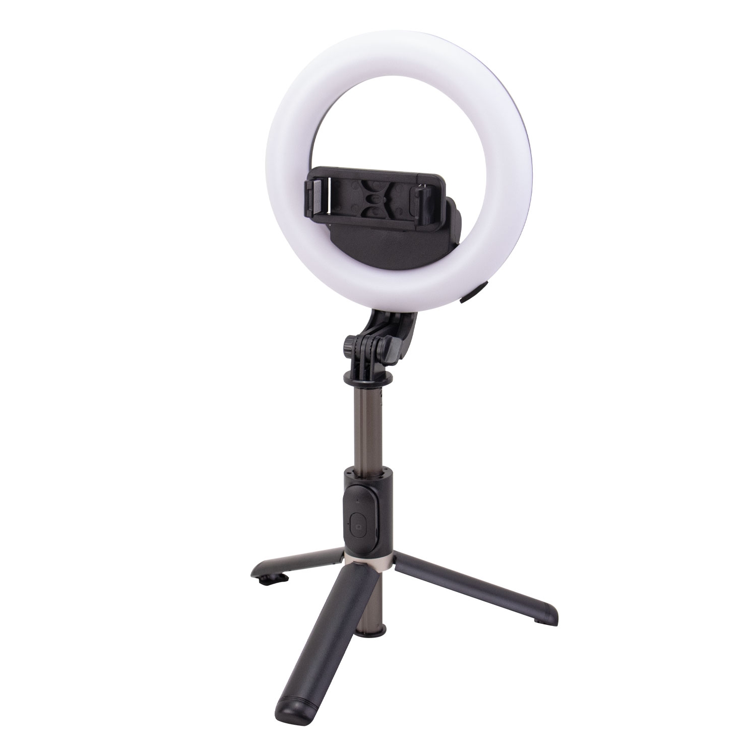 Foto do Produto Bastão de Selfie Satellite A-RM700Q - Com Luz LED - Bluetooth - Tripé - Preto