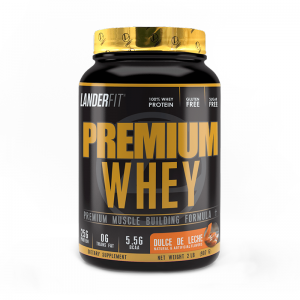 Foto do Produto Whey Protein Premium Whey 2lb 907g Dulce de Leche Landerfit