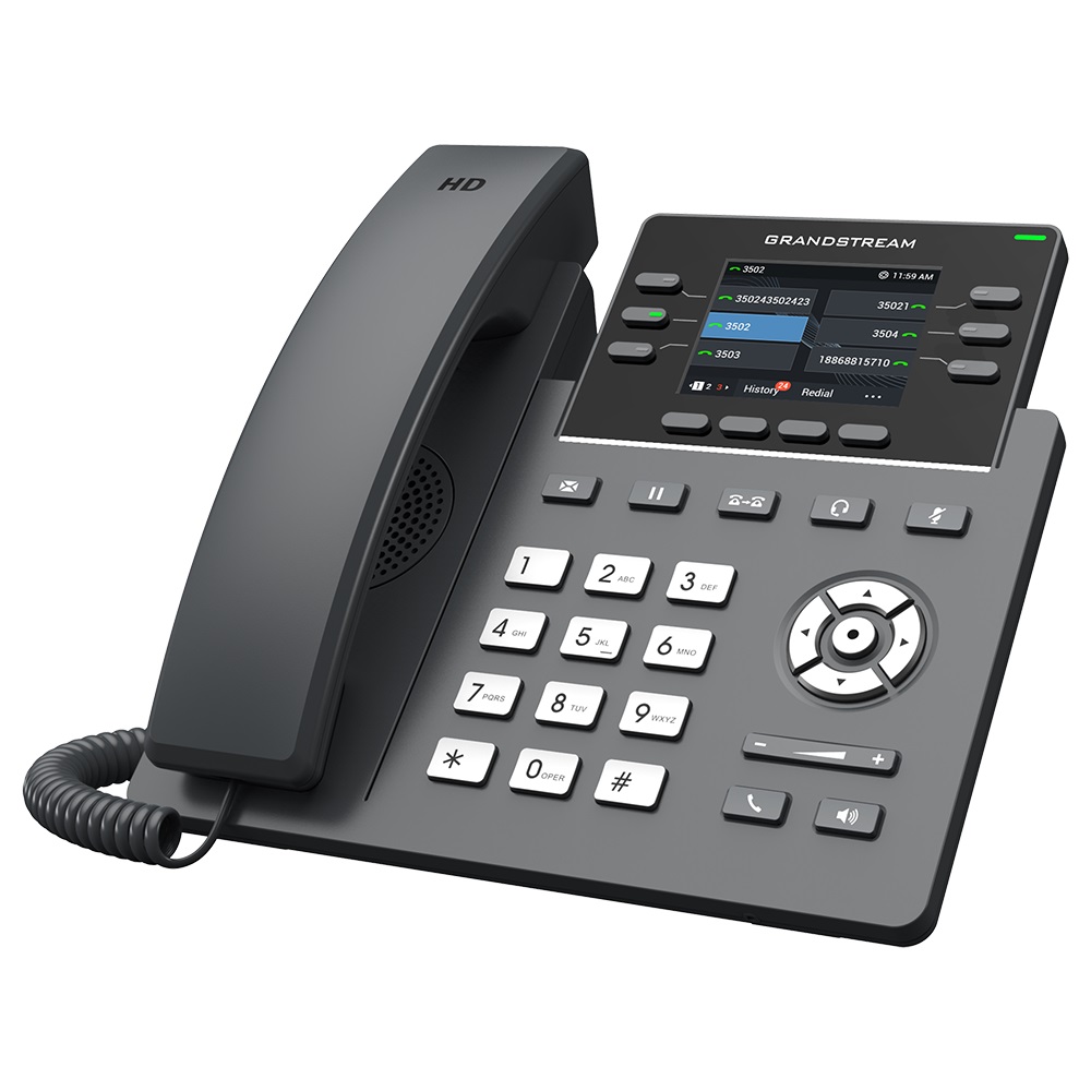 Foto do Produto GRANDSTREAM GRP 2613 IP PHONE 3 LINHAS POE GDMS CARRIER GRAD