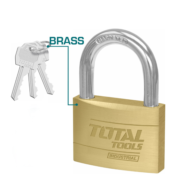 Foto do Produto Cadeado de Segurança Total TKL32602 / 60MM / 385G Com 3 Chaves