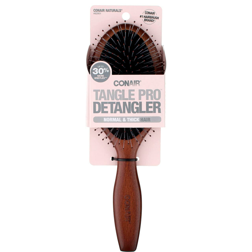 Foto do Produto Escova Oval Desembarador Conair Tangle Pro Madera