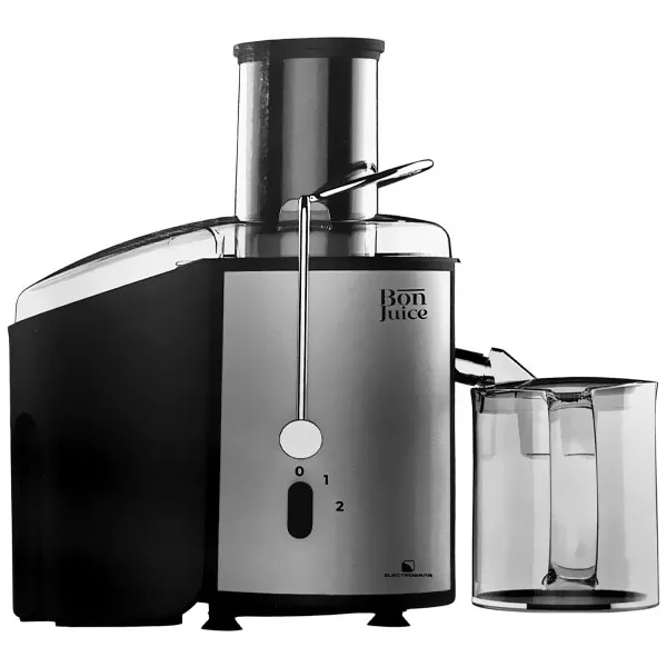 Foto do Produto Extrator de Suco ElectroBras Bon Juice EBCF-980 980 watts 220 - 240 V ~ 50 60 Hz - Prata/Preto