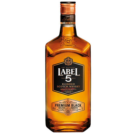 Foto do Produto Whisky Label 5 Premium Black 700ML