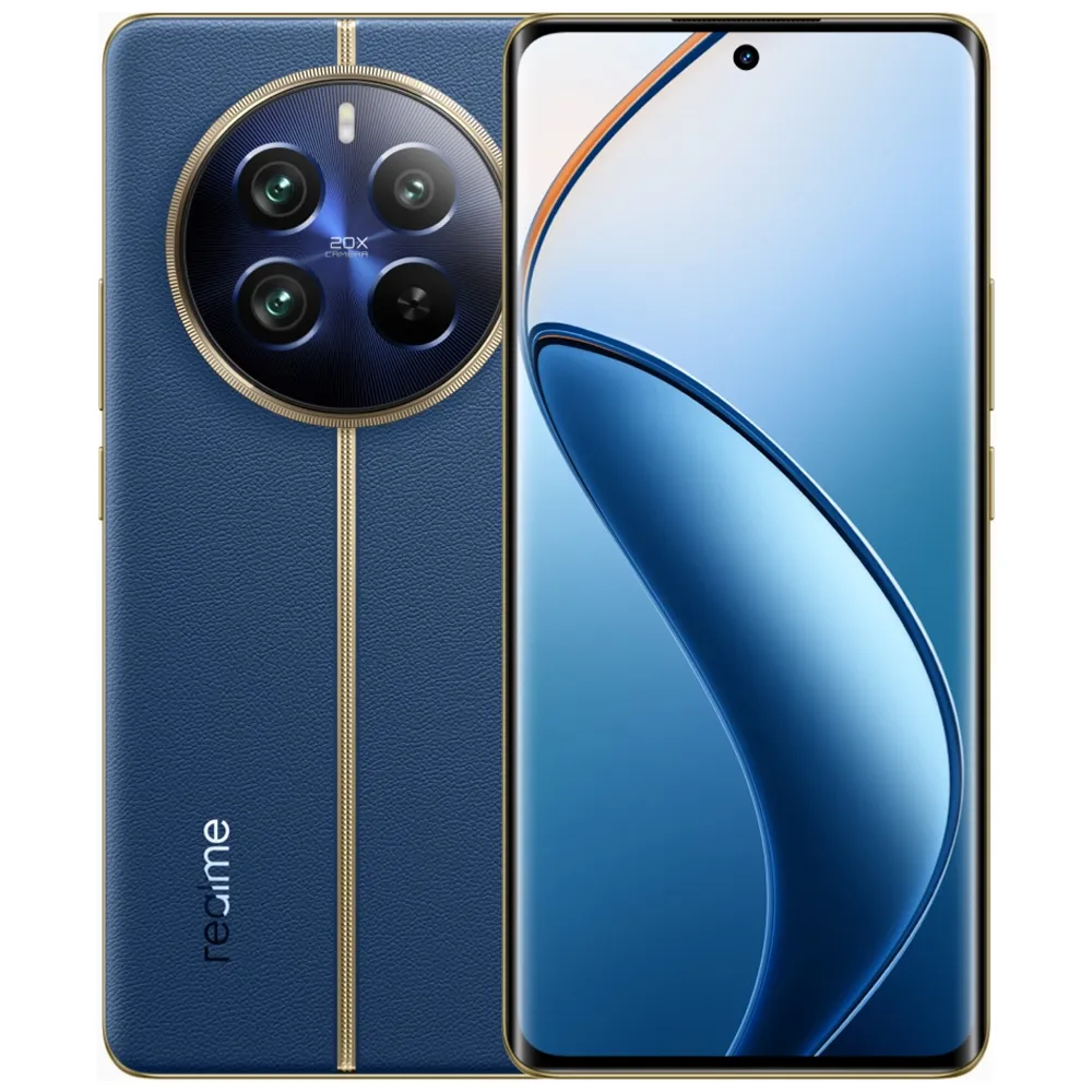 Foto do Produto REALME CEL 12 PRO+ RMX3840 5G 6.7" DS NFC 8/256GB BLUE ANATEL BR 67W VIDRIO Y METAL UNDEFINED BLUE