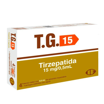 Foto do Produto T.G TIRZEPATIDA 15MG / 0,5ML