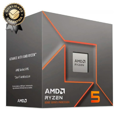 Foto do Produto PROCESSADOR AMD RYZEN 5 8400F SOCKET AM5 / 4.2GHZ / 22MB