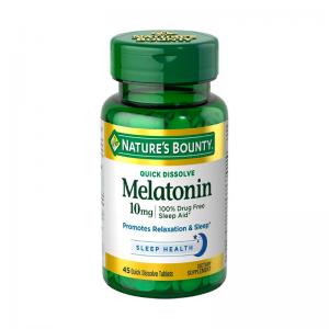 Foto do Produto Melatonina 10mg Nature's Bounty 45 Softgels
