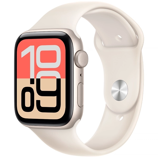 Foto do Produto Apple Watch SE 3rd Generation 44 mm/M/L MEHJ4LW GPS - Starlight