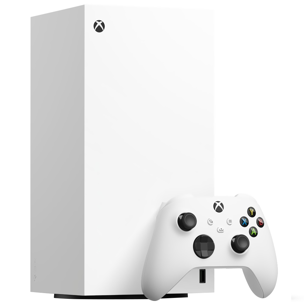 Foto do Produto Console XBOX Series X 1TB SSD / All Digital / 120FPS / Bivolt - Branco (Americano)