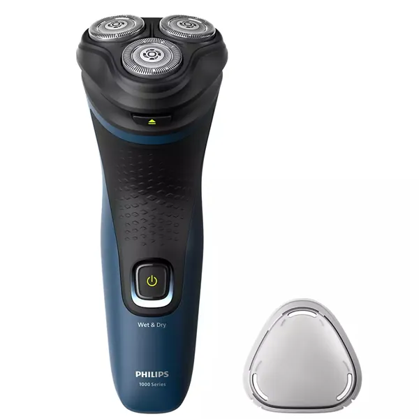 Foto do Produto Barbeador Philips Shaver 1000 S1151/00 Recarregável - Preto/Azul