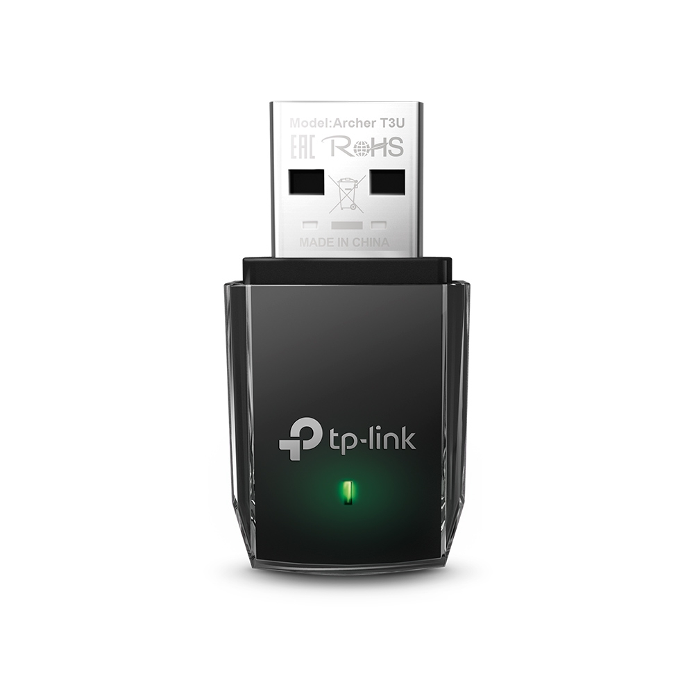 Foto do Produto Adaptador Wifi TP-Link ARCHER T3U AC1300 - 400 Mbps - USB - Preto