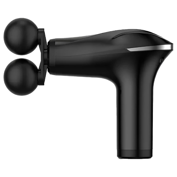 Foto do Produto Massageador Eletrico Facial Gun HB-011 / 6 Velocidades e Acessorios Incluidos - Preto